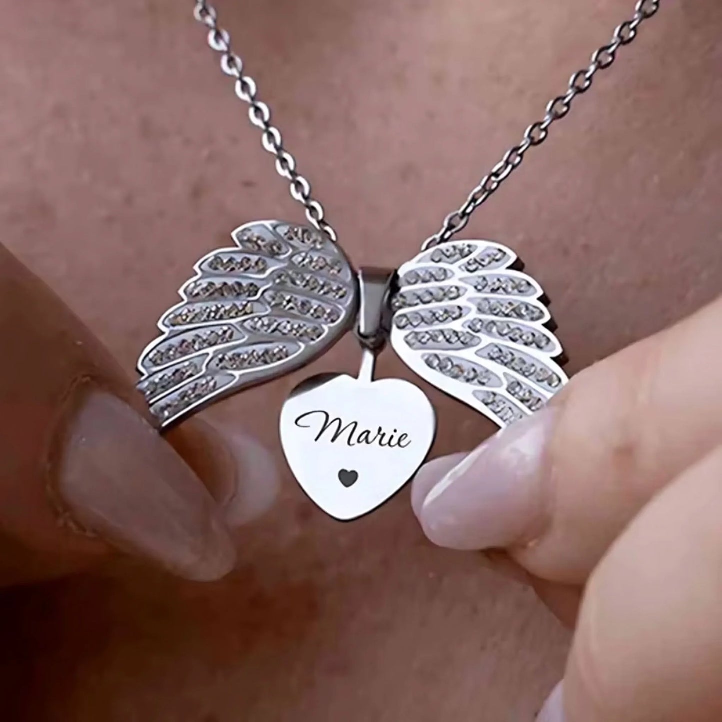Collier Mon Ange — Le Réconfort Quotidien de Sentir Leur Présence2