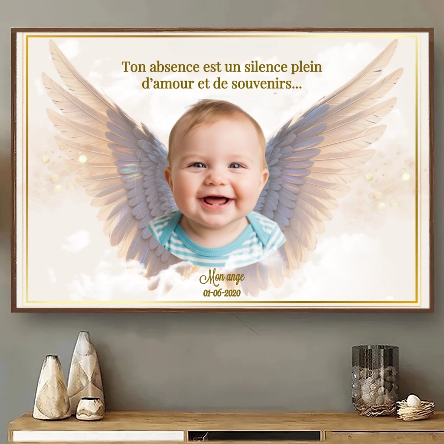 Poster Horizontal Commémoratif Personnalisé
