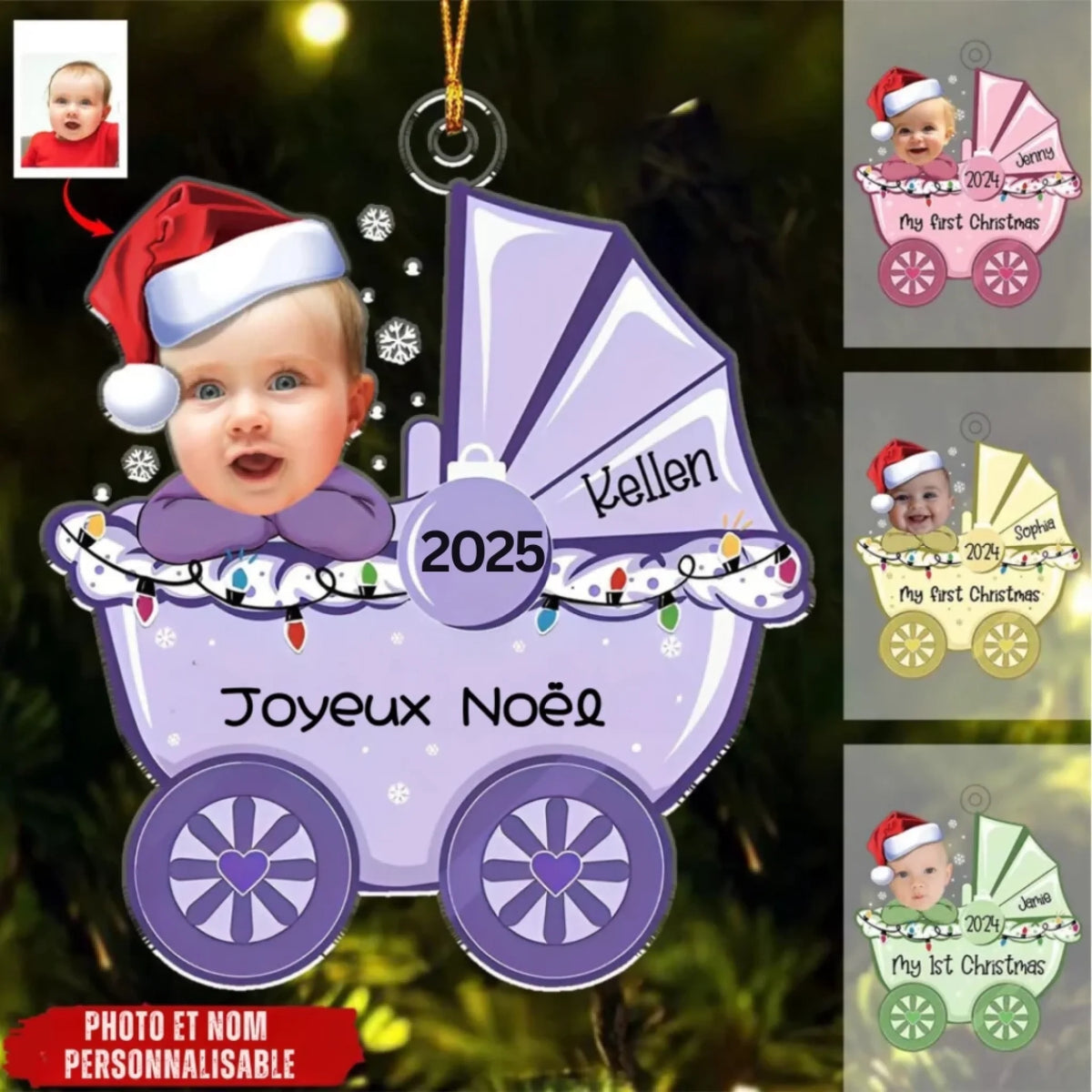 Premier Noël de Bébé - Poussette de Bébé2