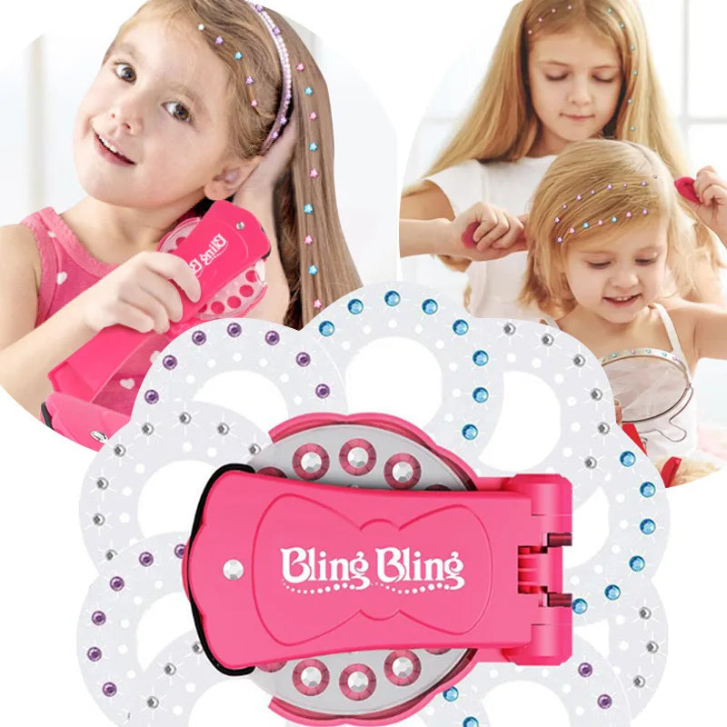 Kit 2025 DIY Tampon Bijoux pour Cheveux – Brillance Instantanée et Style Sans Effort