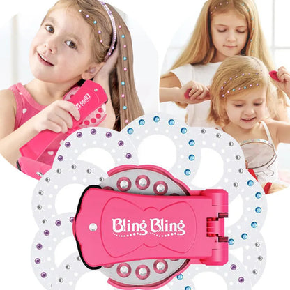 Kit 2025 DIY Tampon Bijoux pour Cheveux – Brillance Instantanée et Style Sans Effort