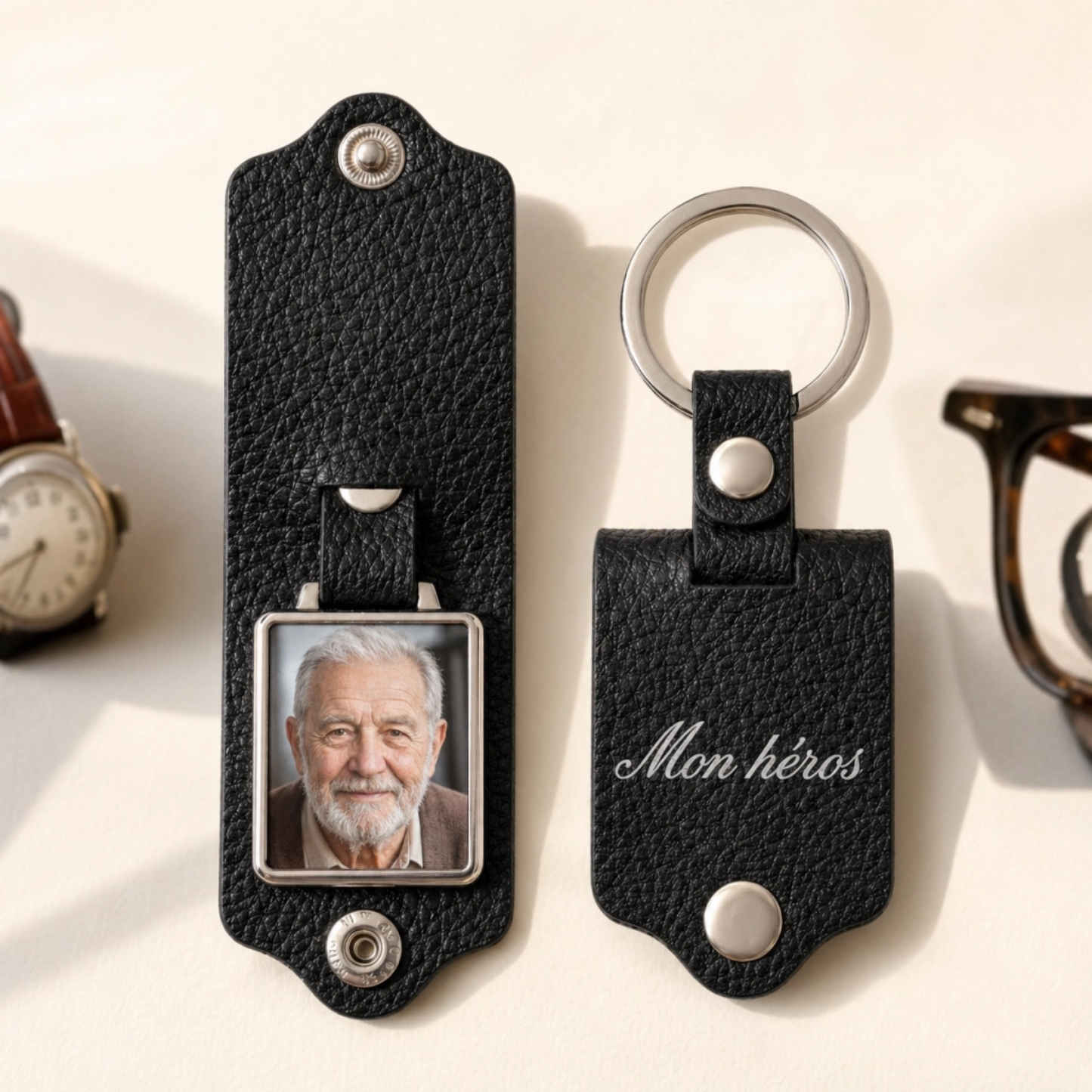 Porte-Clés Photo Personnalisé - Gardez Vos Souvenirs Près du Cœur