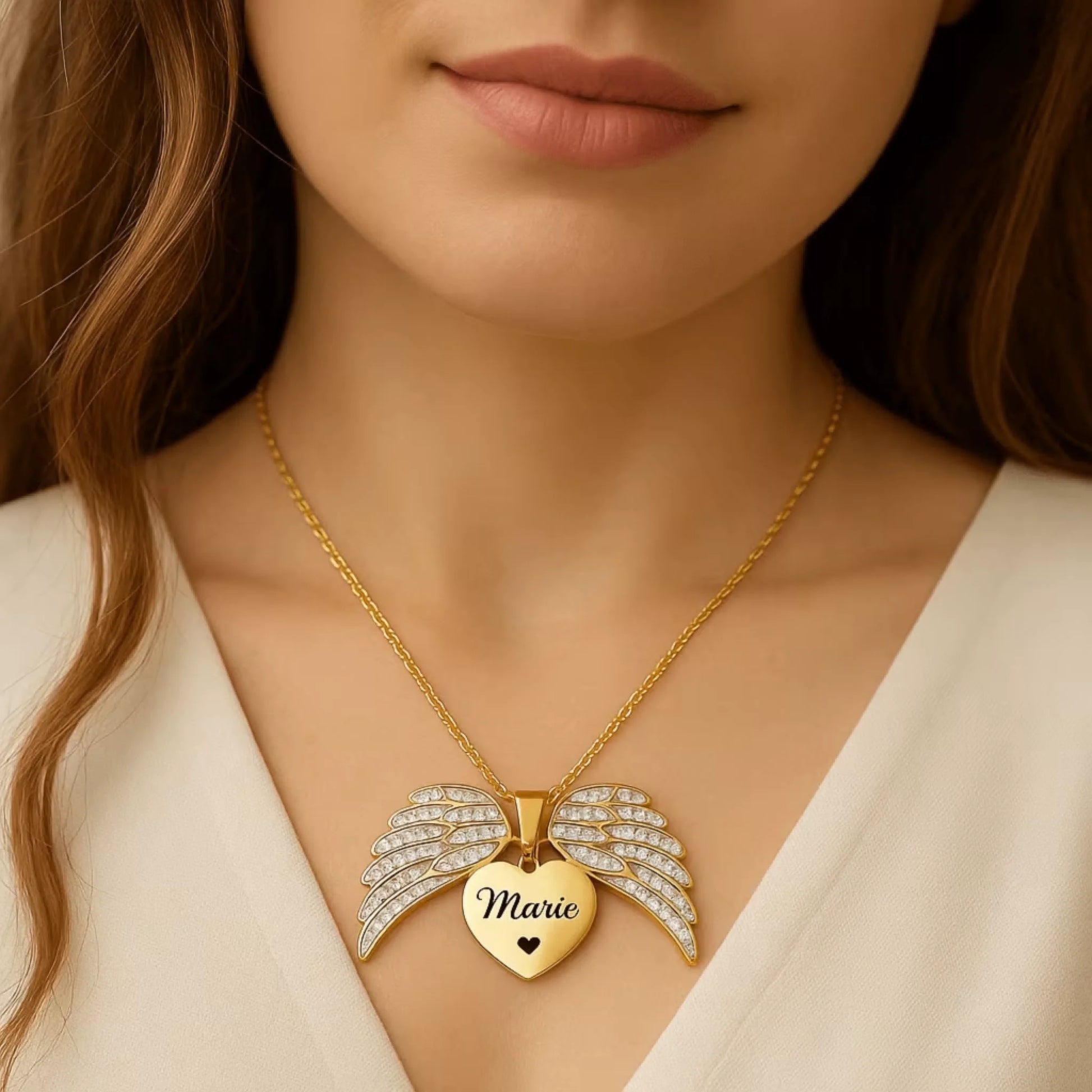 Collier Mon Ange — Le Réconfort Quotidien de Sentir Leur Présence