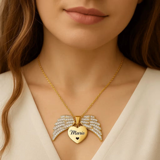 Collier Mon Ange — Le Réconfort Quotidien de Sentir Leur Présence