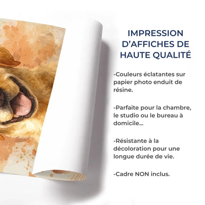 Poster vertical personnalisé pour chien ou chat – Cadeau commémoratif pour animaux de compagnie3
