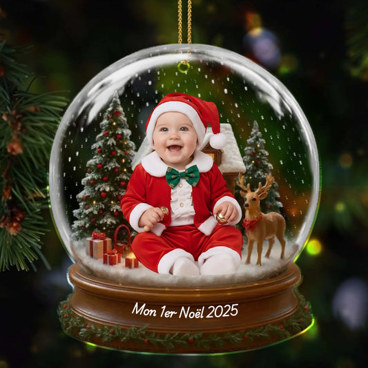 Le Câlin Éternel  Ornement Personnalisé1