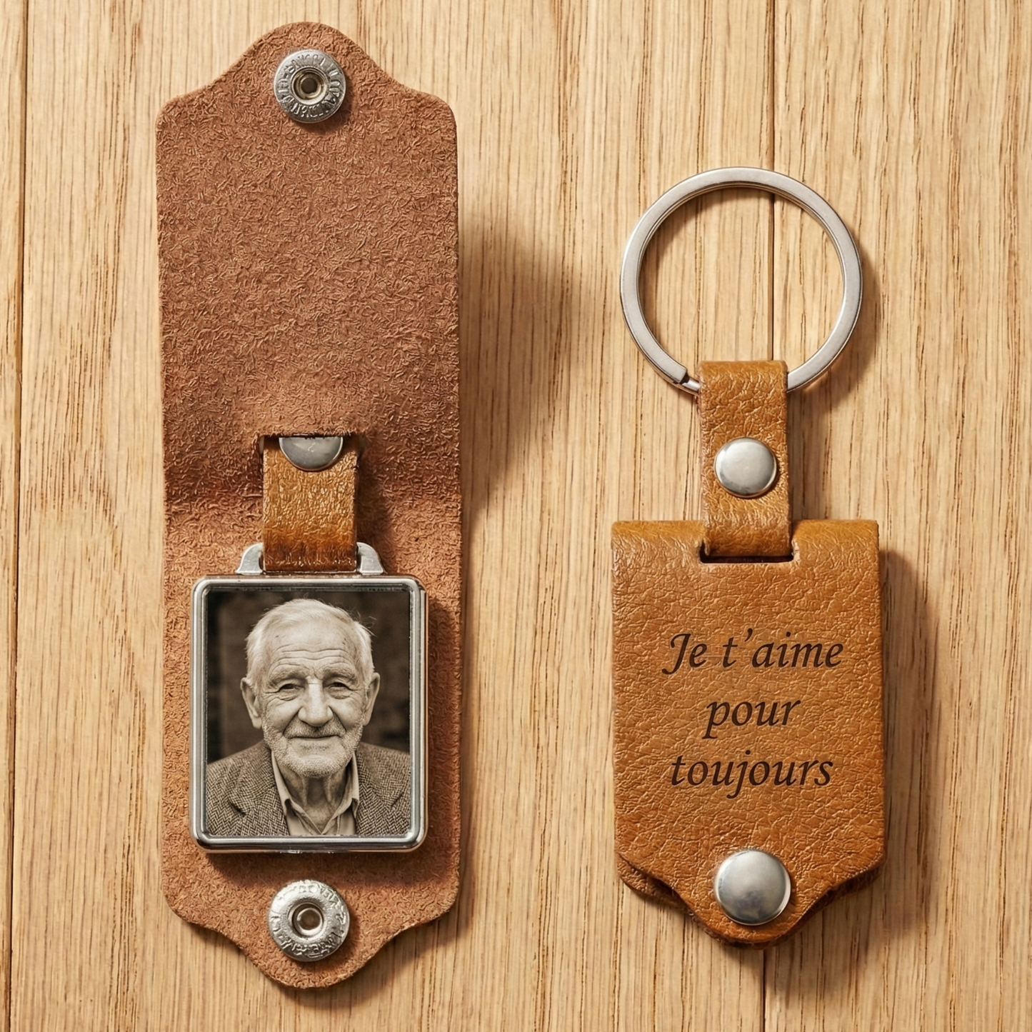 Porte-Clés Photo Personnalisé - Gardez Vos Souvenirs Près du Cœur