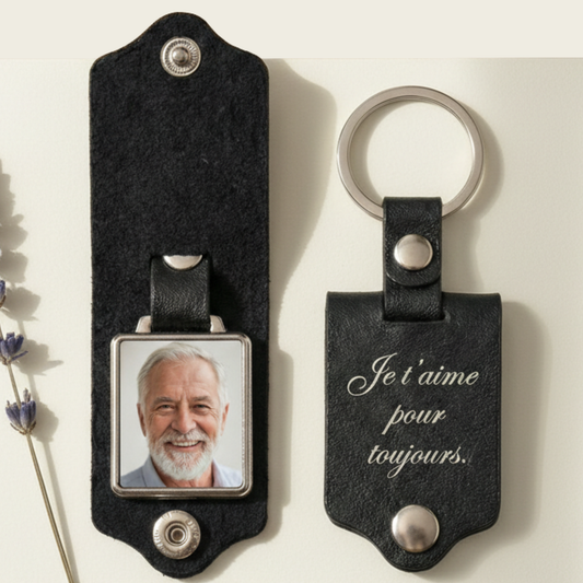 Porte-Clés Photo Personnalisé - Gardez Vos Souvenirs Près du Cœur