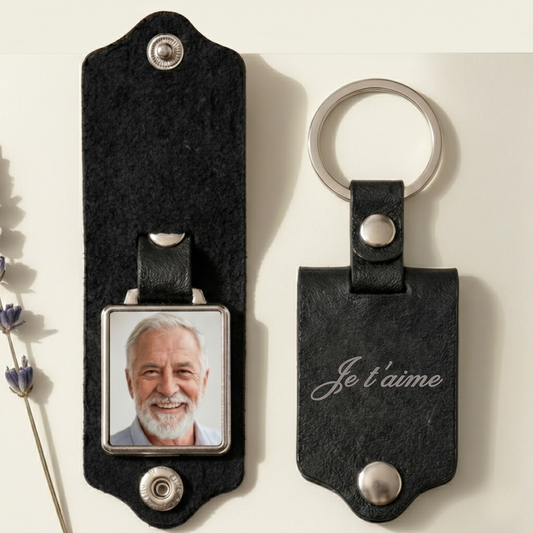 Porte-Clés Photo Personnalisé - Gardez Vos Souvenirs Près du Cœur